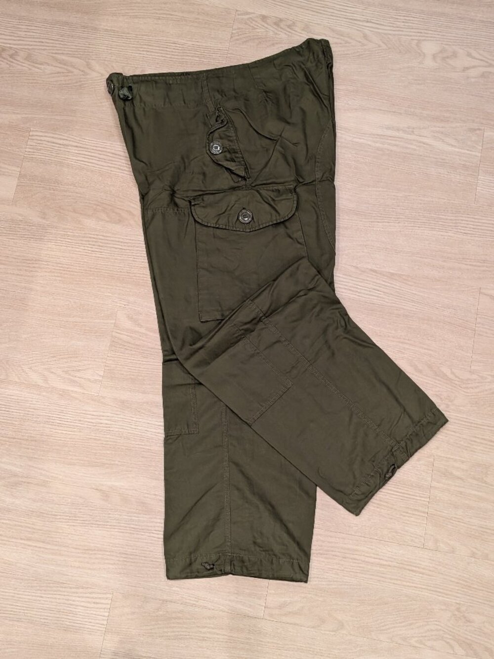 VINTAGE 1989 Military Extreme Cold Weather Cargo Pants Olive Green Mens L